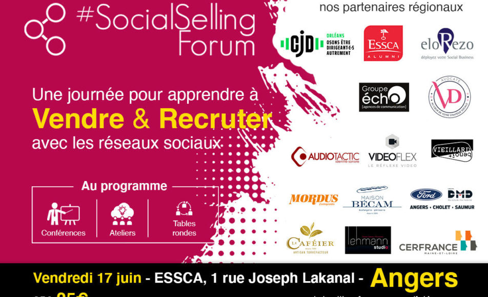 Vendredi 17 juin – #Angers – #SocialSellingForum