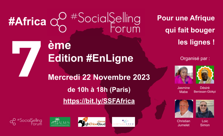 Mercredi 22 novembre 2023 – 7ème #SocialSellingForum #Africa